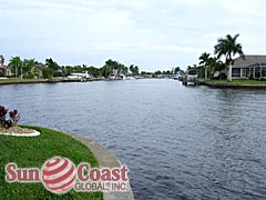 View down the Canal From River Harbor Club Waterfront Condos